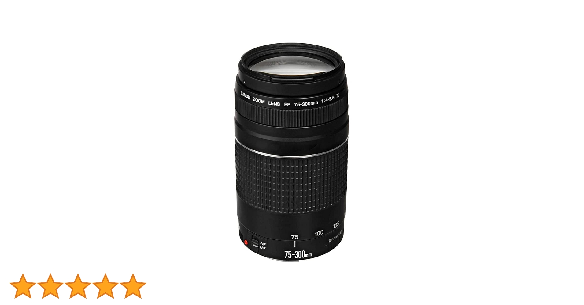 フィルムカメラ Canon EOS 3 + EF 75-300mm F4-5.6 USM#750 Lente CANON EF 75-300mm f/4-5.6 III - Loja dos Marios